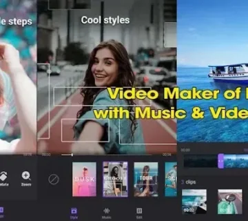 أفضل برنامج موبايل لصنع الأفلام وتعديل الفيديو من الصور مع الكتابة والمؤثرات