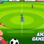 اكتشف لعبة Golazo! المستوحاة من ألعاب كرة القدم في التسعينات، حيث المتعة بدون تسلل أو أخطاء  استمتع برسومات كرتونية، تحكم بسيط، وأجواء فكاهية مع أكثر من 50 فريقًا وطنيًا وأوضاع لعب ممتعة مع الأصدقاء 