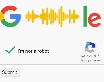Google Audio reCaptcha 2 360x283