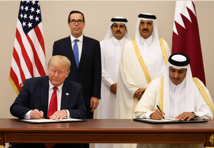 اتفاقيات قطر الاقتصادية مع أمريكا