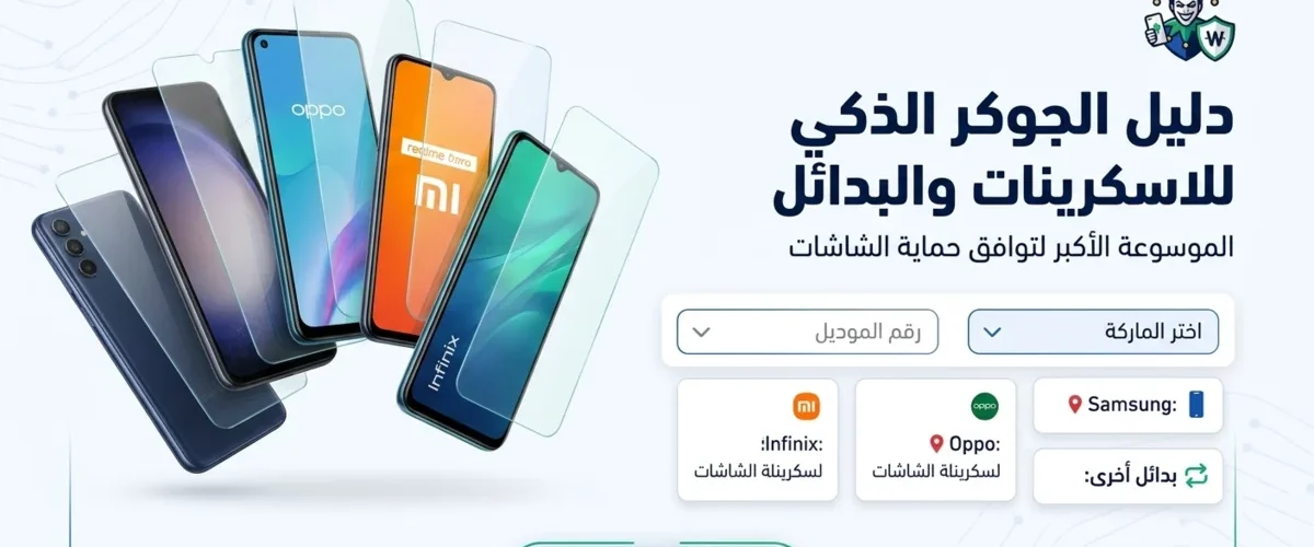 الجوكر للاسكرينات | دليل توافق وبدائل الاسكرينات الذكي